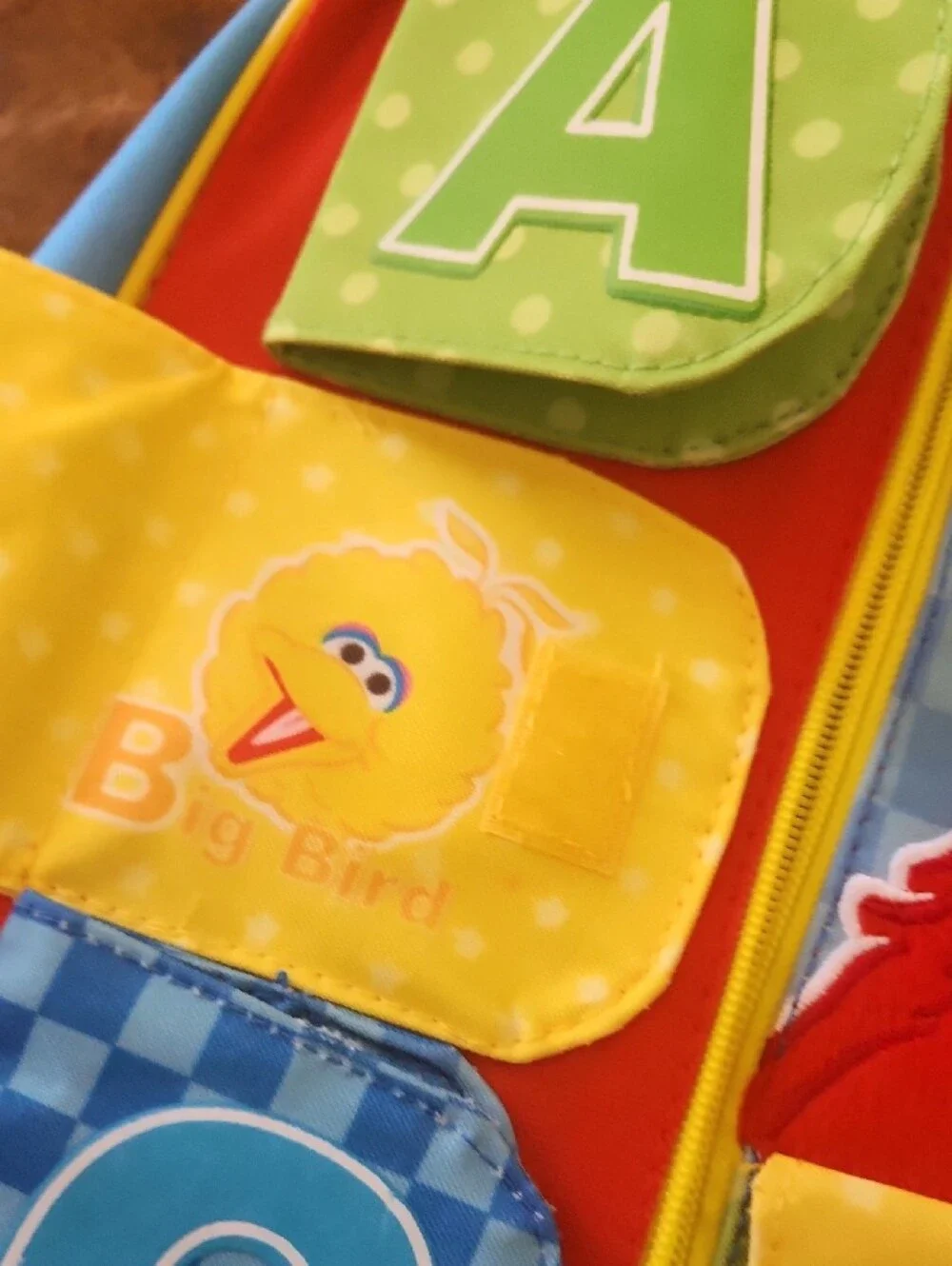 Sesame Street Elmo ABC Learning Backpack - Red, Blue, Yellow, Green, Orange